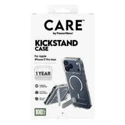 Cover – CARE by PanzerGlass – Feature Case – Transparent – Kickstand & MagSafe – iPhone 17 Pro Max – Klar