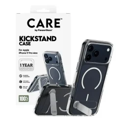 Cover – CARE by PanzerGlass – Feature Case – Transparent – Kickstand & MagSafe – iPhone 17 Pro Max – Klar
