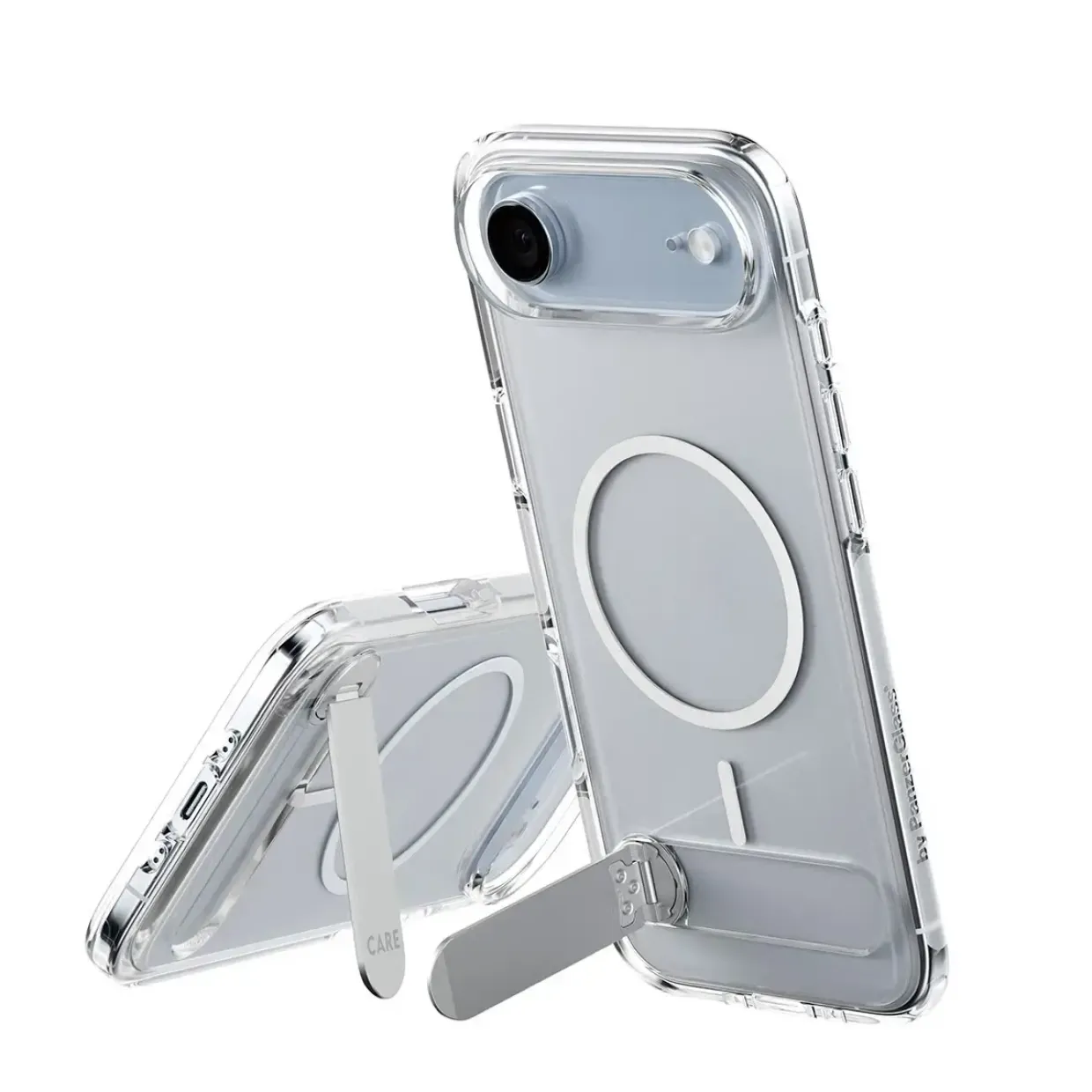 Cover – CARE by PanzerGlass – Feature Case – Transparent – Kickstand & MagSafe – iPhone 17 Air – Klar