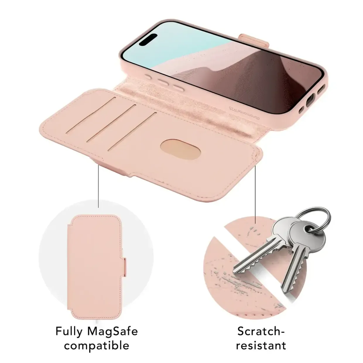 Cover iPhone 17 - Dbramante1928 Lynge MS ICON - Pink Sand