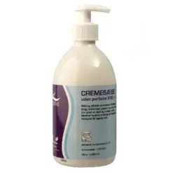 Cremesæbe, Pristine, Svanemærket, uden Parfume/Parabener, med pumpe, 500 ml - 12 stk