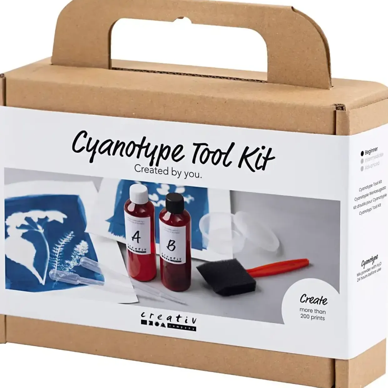Cyanotypi kit - tilbehør - blå - 1 pk