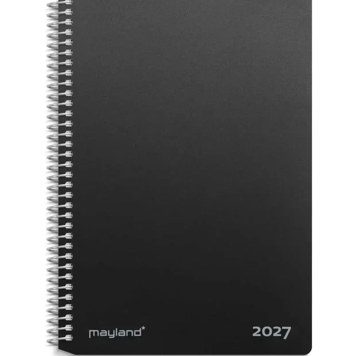 2-dages-kalender - 132x178mm - PP-plast - Sort - 2027 - Mayland - 27205000