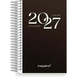 Dagkalender mini m/4 illu. - 103x130mm - Spiral - PP-plast - 2027 - Mayland - 27230500