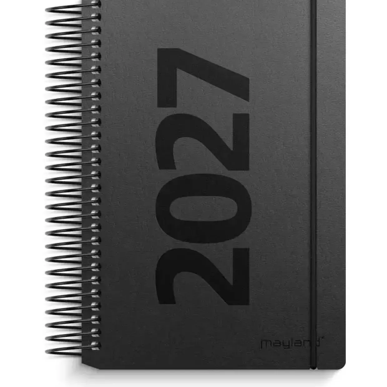 Dagkalender mini - 101x129mm - Spiral - Genbrugskarton - Matsort - 2027 - Mayland - 27230000