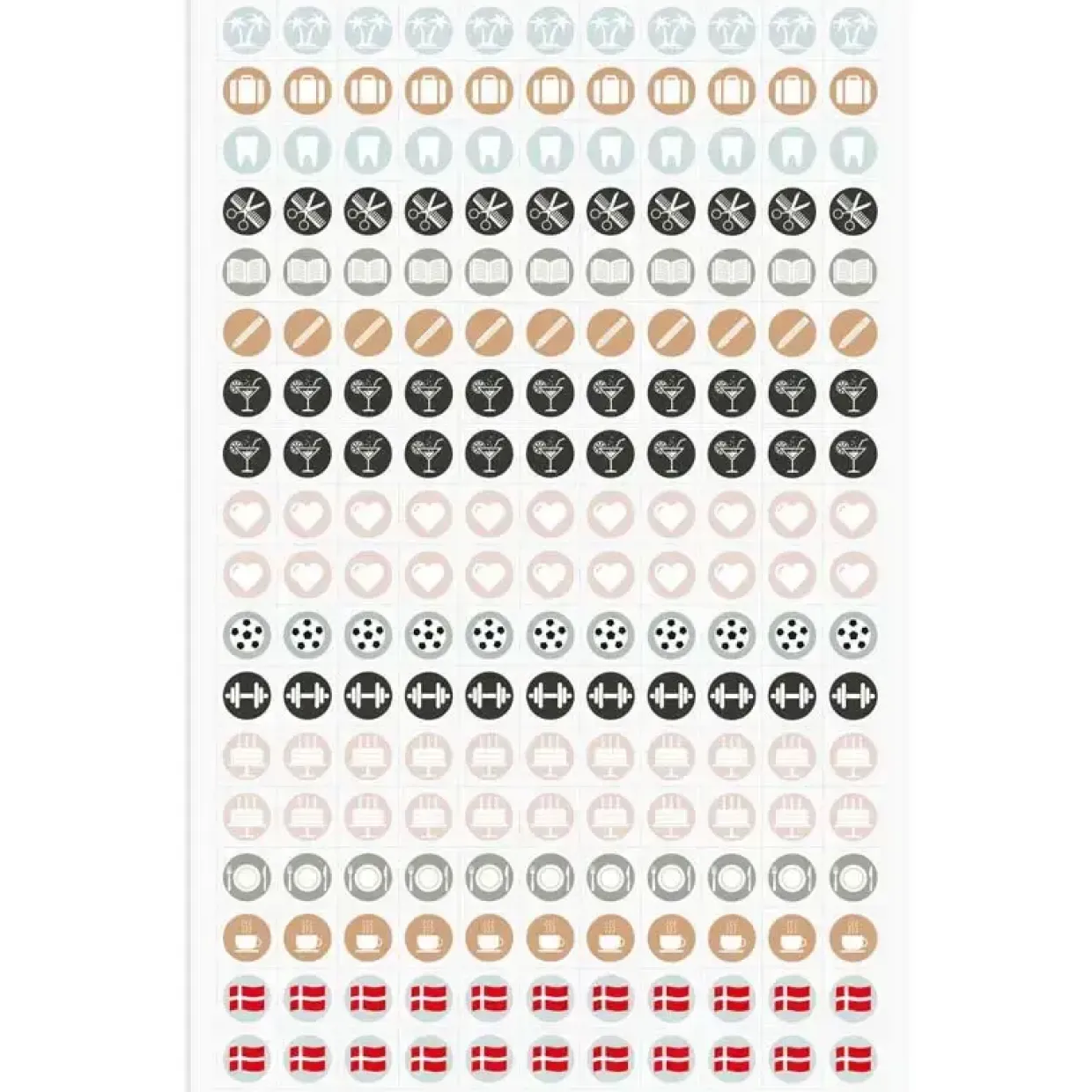 Dagkalender - 140x179mm - Spiral - Karton - Brun - 2027 - Mayland - 27208020