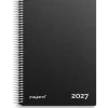 Dagskalender - Timekalender - Spiral - Sort - PP-plast - 24,2 x 19 x 2,8 cm - 2027 - 27218000