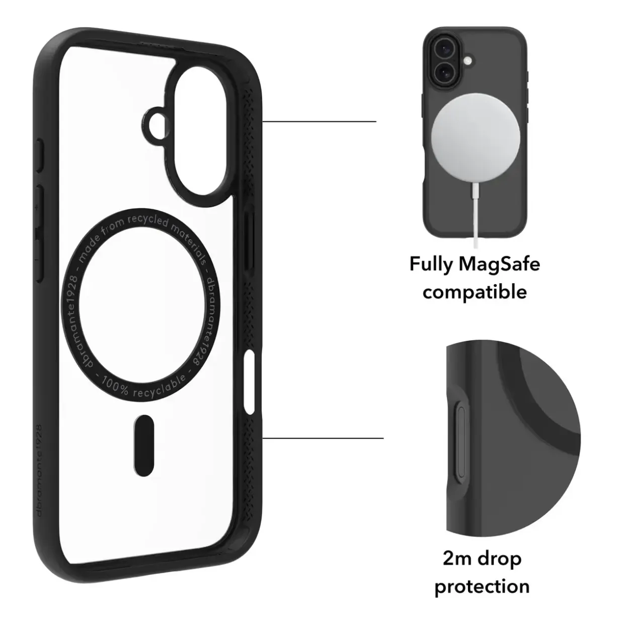 Dbramante1928 Grenen MS - iPhone 17 - Black