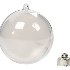 Deko-julekugler, 8 cm - 5 stk.