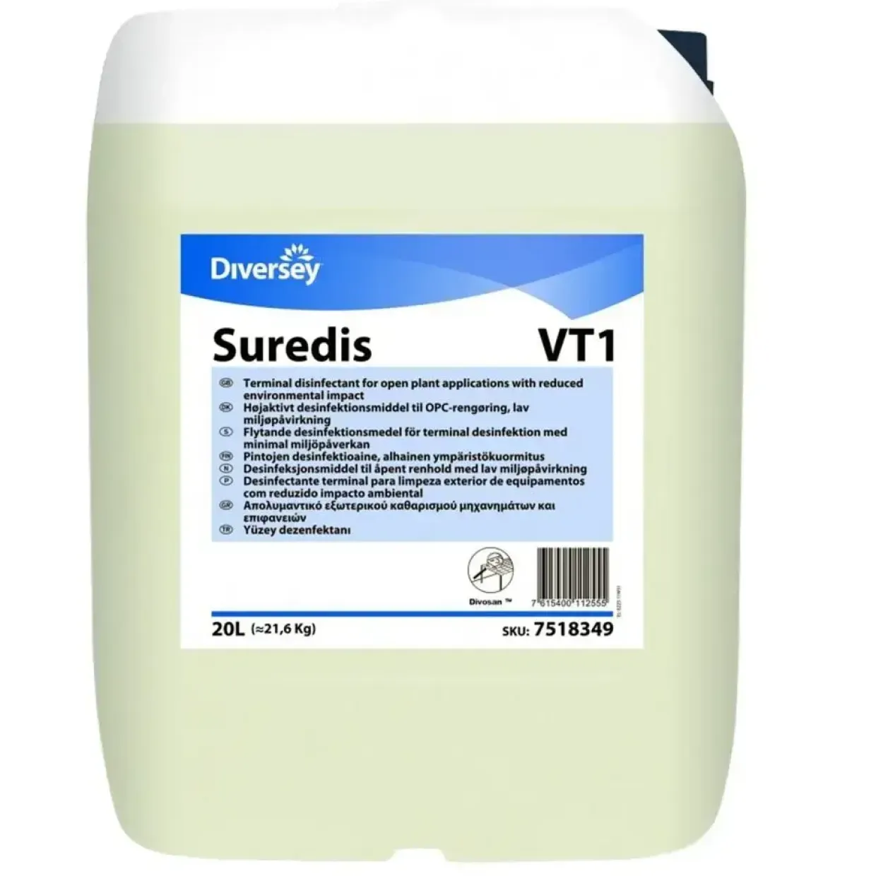 Desinfektionsmiddel, Suredis VT1, 20 l