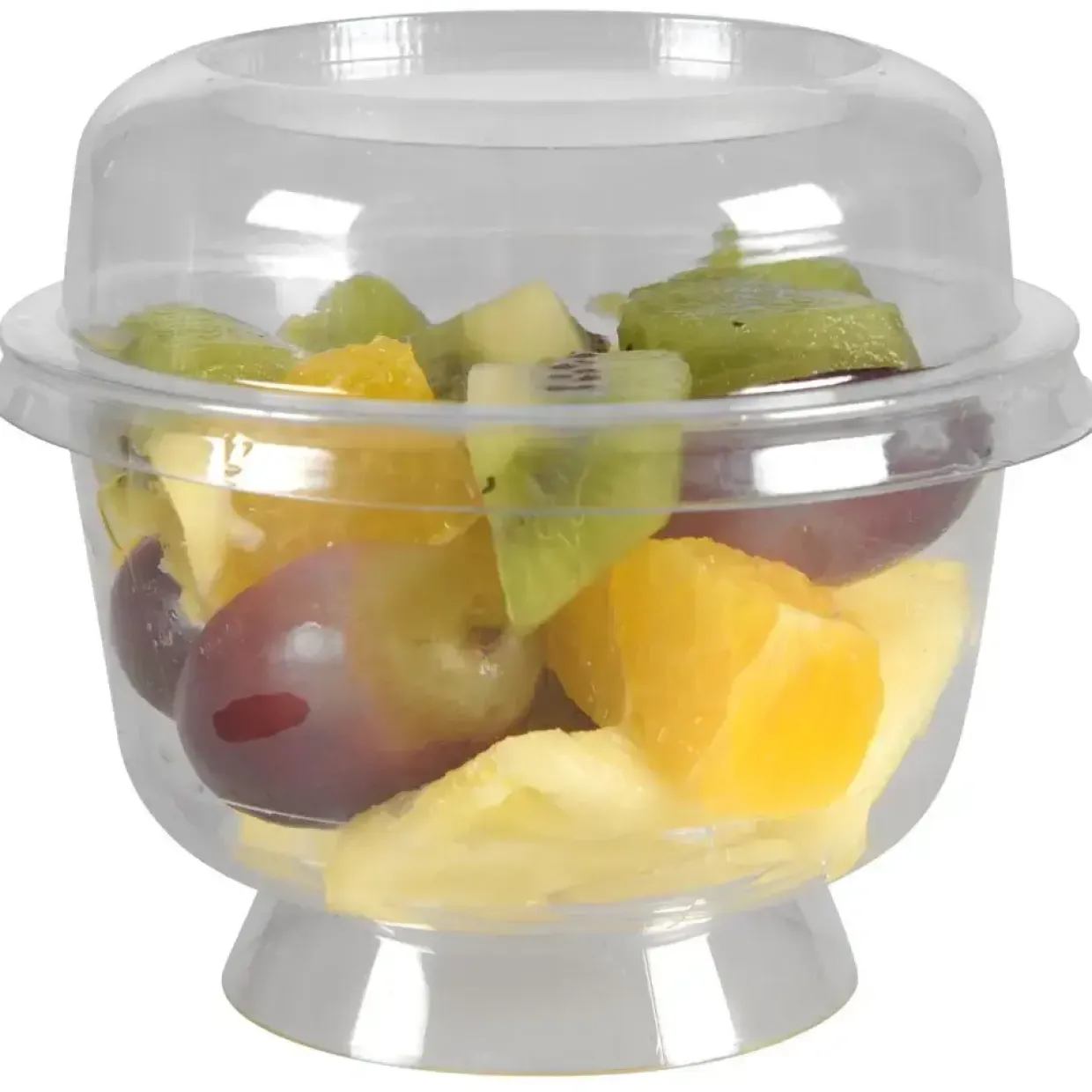 Dessertbæger klar på fod polystyren 220 ml uden låg - 600 stk