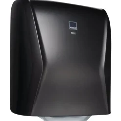 Dispenser, ABENA Technology by Hagleitner, sort, plast, til håndklæderuller, analog - 1 stk