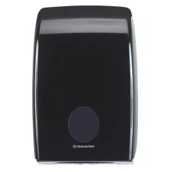 Dispenser, Aquarius, til interfold håndklædeark, sort,