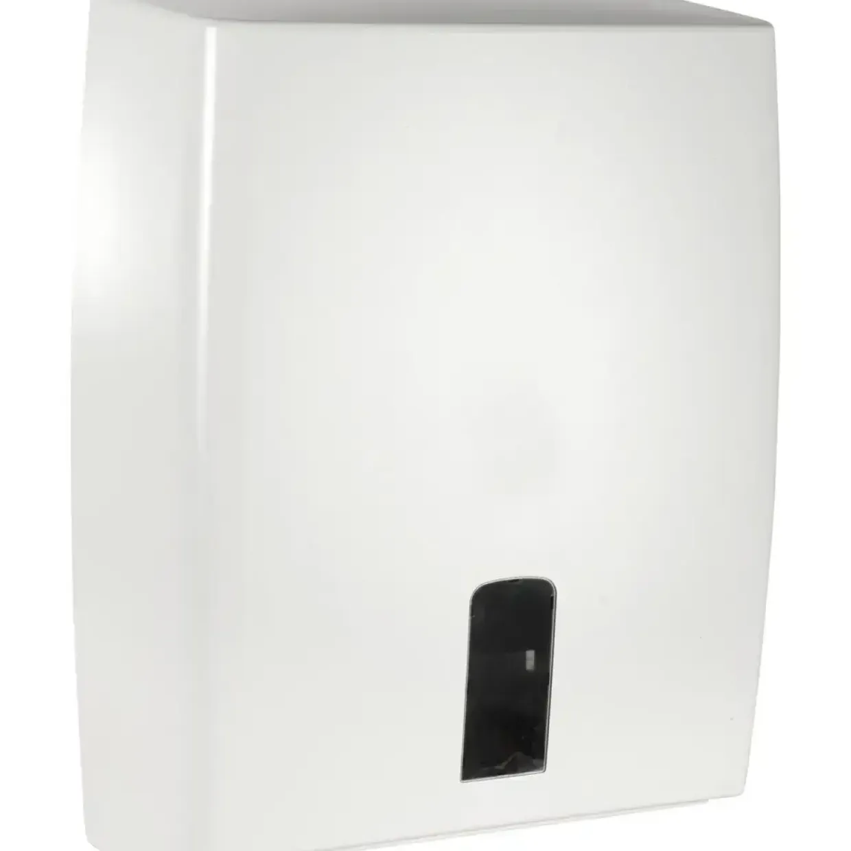 Dispenser, Classic Recycled, Midi, 12,5x31x39cm, hvid, plast, alle typer håndklædeark