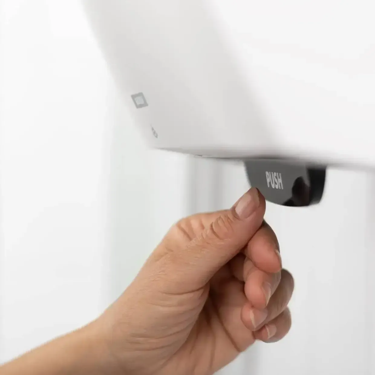 Dispenser, Katrin 84739, 21,6x32,2x39,7cm, hvid, plast, til håndklæderuller