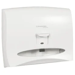 Dispenser, Kimberly-Clark Aquarius, 44x33,2cm, hvid, plast, til toiletsædepapir