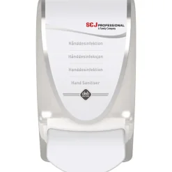 Dispenser til hånddesinfektion SCJ Professional 1000 ml hvid manuel 0,7 ml pr. dosering