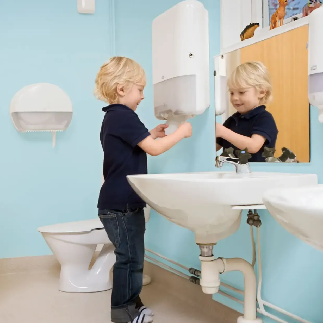 Dispenser til toiletpapir jumbo Tork 554008 Jumbo T1 - sort