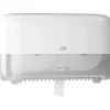 Dispenser, Tork T7, 36x20,7x13cm, hvid, plast, til 2 ruller toiletpapir