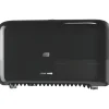 Dispenser, Tork 558068, T7, 13x36x20,7cm, sort, plast, til 2 ruller toiletpapir