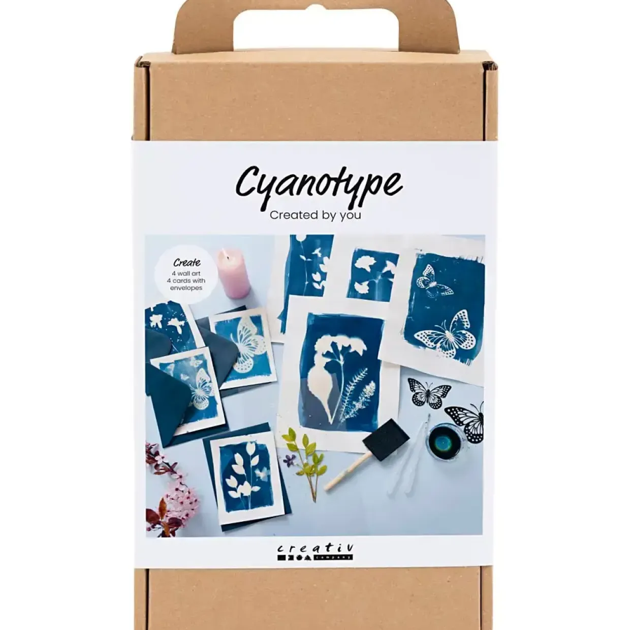 DIY Kit Cyanotypi, blå - 1 pk