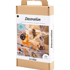 DIY Kit Dekoration, Insekter, orme og gravsten, ass. farver
