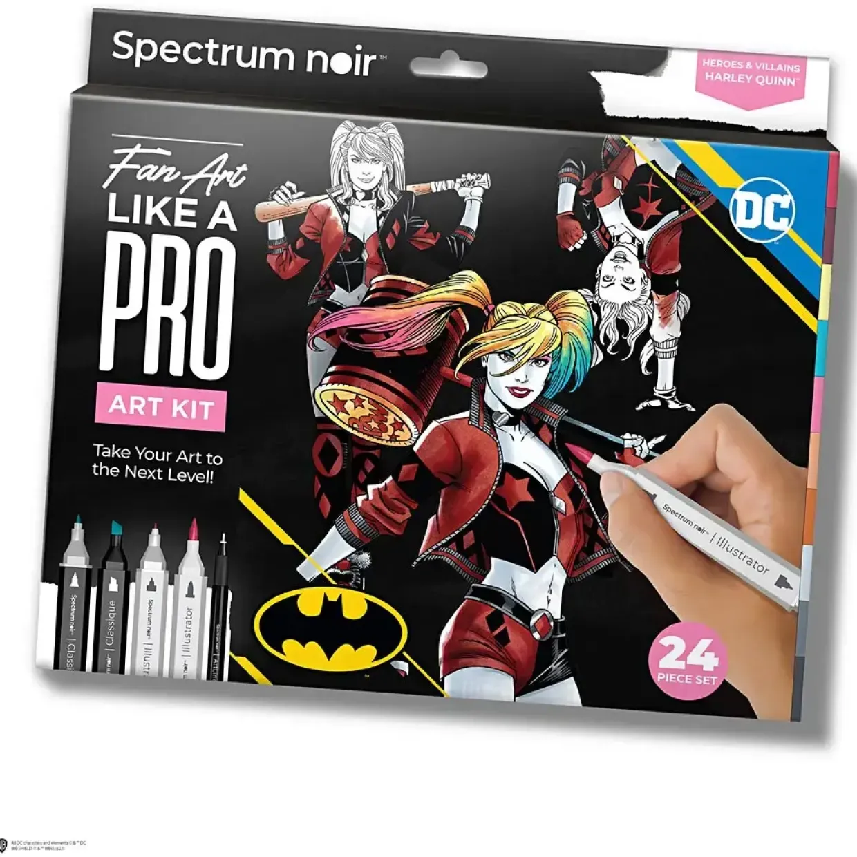 DIY Kit Illustration Harley Quinn ass. farver