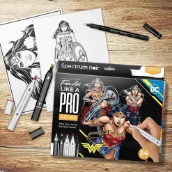 DIY Kit Illustration Wonder Woman ass. farver