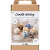 DIY Kit Lysstøbning - Bubble soyalys - mix farver - 6 stk