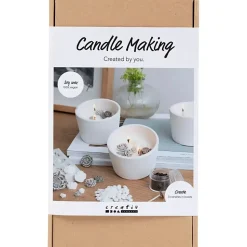 DIY Kit Lysstøbning | Rose, beige, hvid, creme | 1 pk.