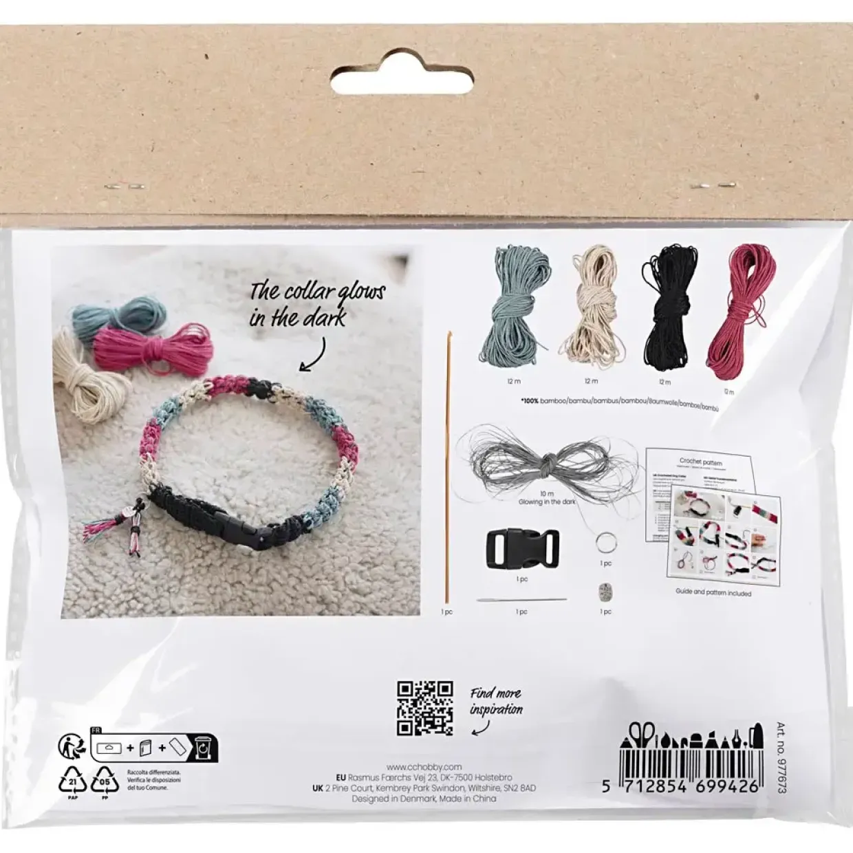 DIY Kit Mini Hækle Hundehalsbånd