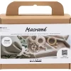 DIY Kit Mini Macramé Servietring off white