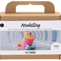 DIY Kit Mini Modellering Monster Freddy pink neon