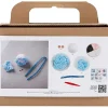 DIY Kit Mini Modellering Monster Bobby lys blå