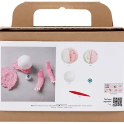 DIY Kit Mini Modellering Monster Sally lys pink