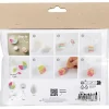DIY Kit Mini Modellering Perleæg pastelfarver