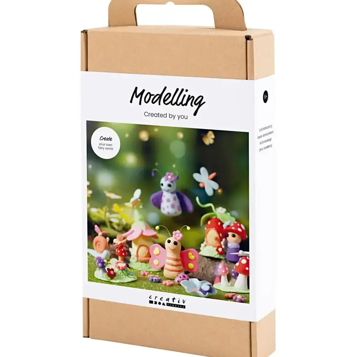 DIY Kit Modellering, Fe, pastelfarver - 1 pk