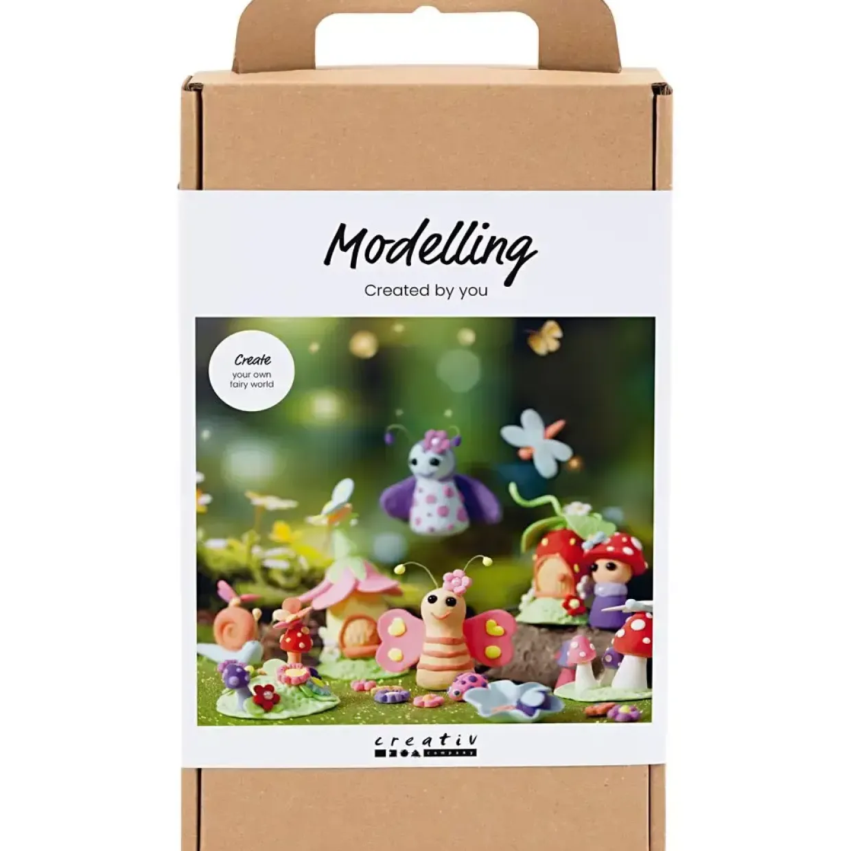 DIY Kit Modellering, Fe, pastelfarver - 1 pk
