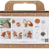 DIY Kit Modellering, Småkagefigurer, mellem brun