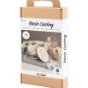 DIY Kit Resin Støbning, Krukke med låg, beige, off white