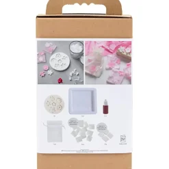 DIY Kit Sæbefremstilling | Blomster, rosa/pink | 1 pk.