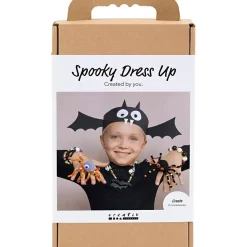 DIY Kit Spooky Accessories, Udklædning og smykker, halloweenfarver, 1 pk.