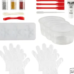 DIY Kit Støbning, Snefnug, 1 pk.