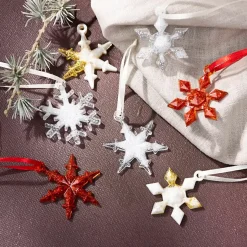DIY Kit Støbning, Snefnug, 1 pk.