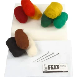 Diy kit til nålefiltning af billeder 20 personer 1 sæt