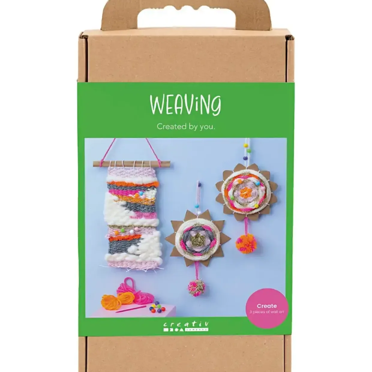 DIY Kit Vævning | Vægophæng, ass. farver | 1 pk.