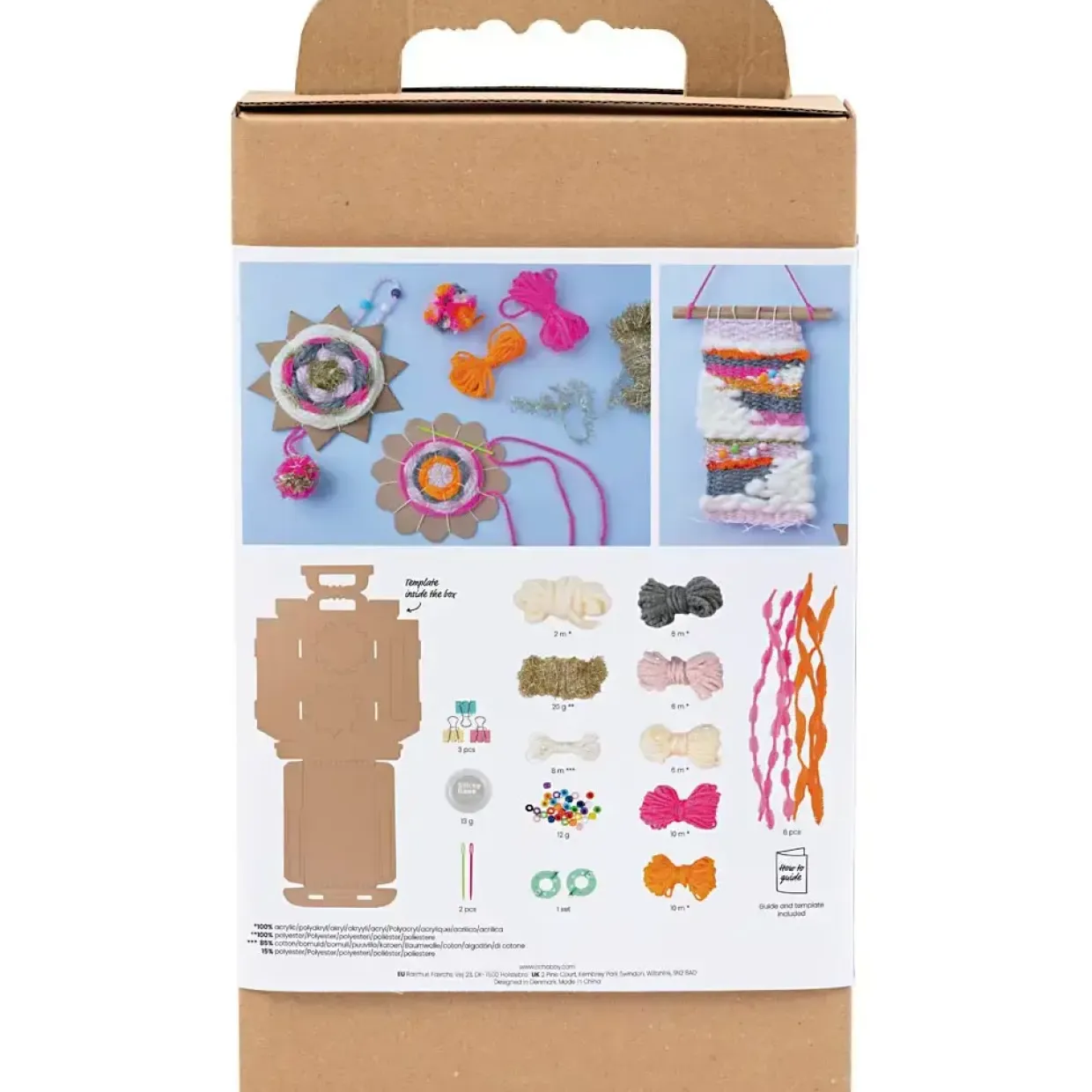 DIY Kit Vævning | Vægophæng, ass. farver | 1 pk.
