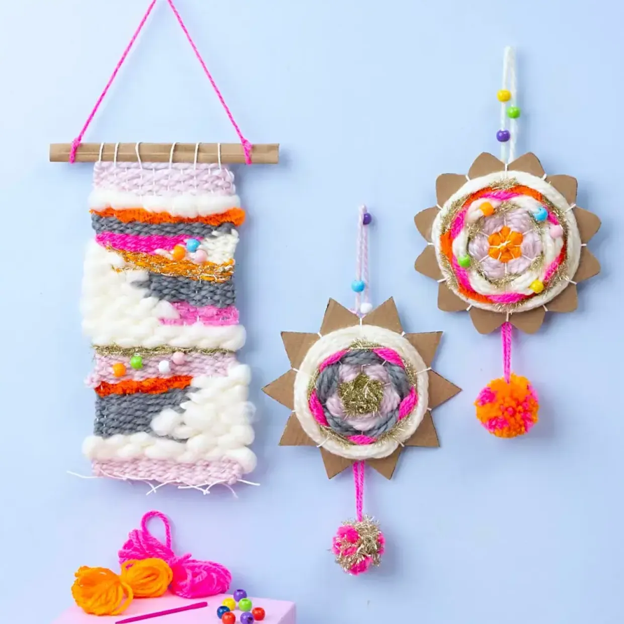 DIY Kit Vævning | Vægophæng, ass. farver | 1 pk.