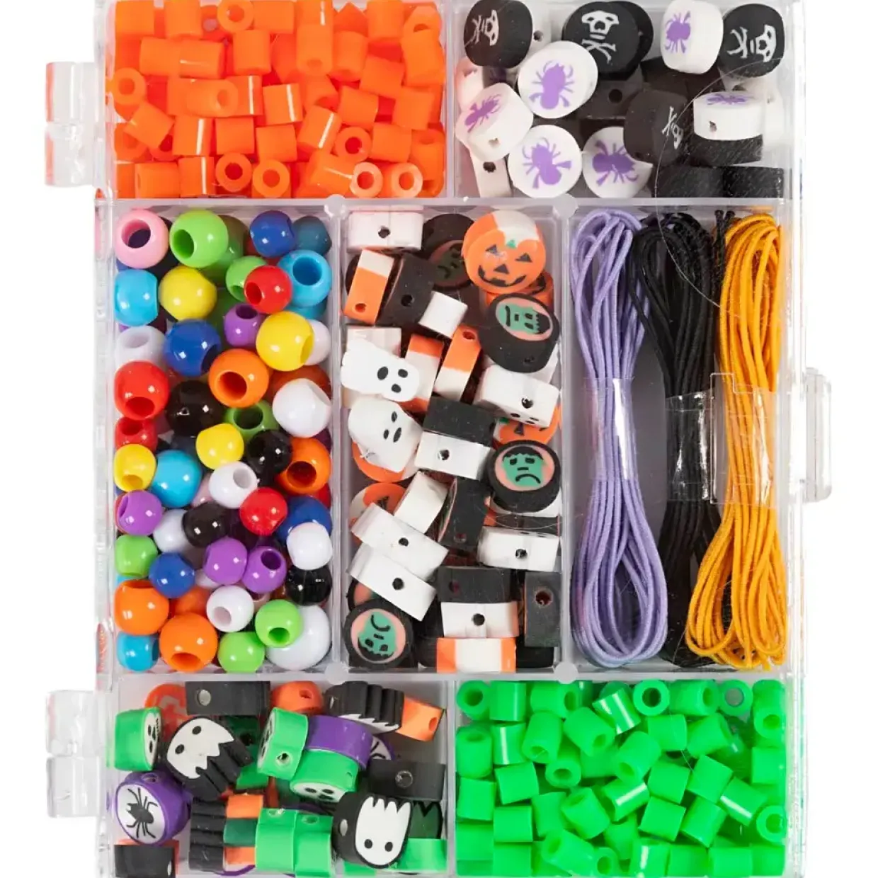 DIY Mix Smykker, Halloween, halloweenfarver, 1 pk.