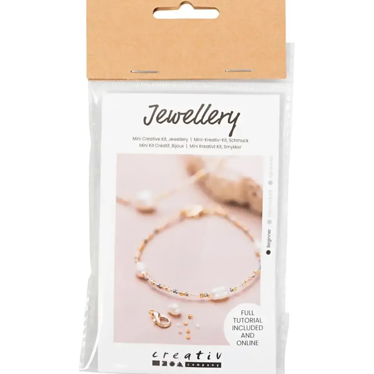 DIY smykkesæt - Armbånd og halskæde med lås